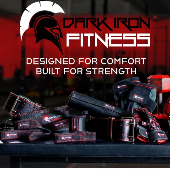 Dark Iron Fitness Weight Lifting Belt for Men & Women - 100% Leather Gym Belts f - Picture 8 of 16